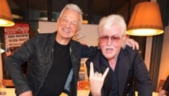 Boris Bukowski (li.) mit Reinhold Bilgeri