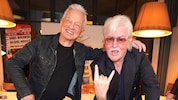 Boris Bukowski (li.) mit Reinhold Bilgeri