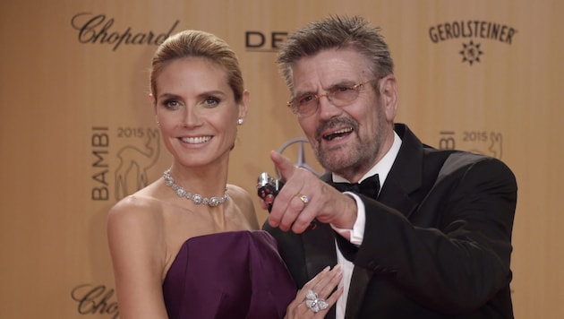 Heidi und Günther Klum 2015 bei den Bambis.