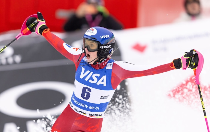 Katharina Truppe fuhr heuer einmal aufs Weltcup-Stockerl, hatte 2022 ja Team-Gold in Peking ...