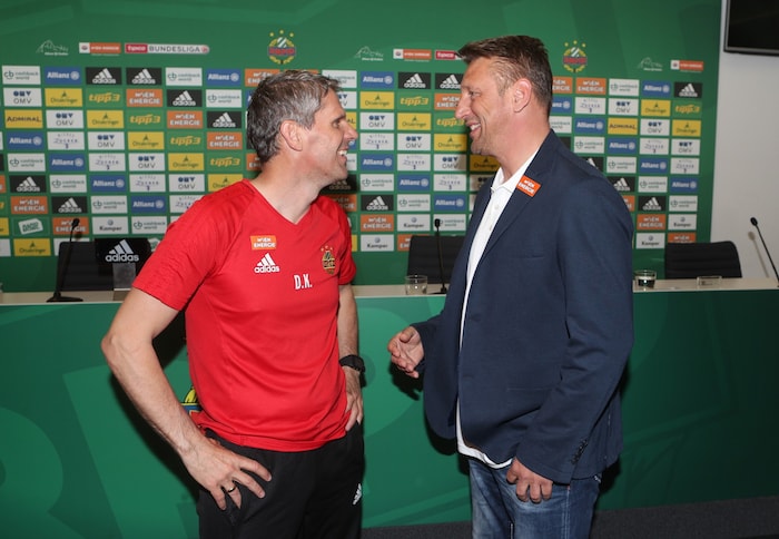 Didi Kühbauer (li.) und Zoran Barisic