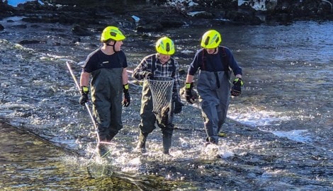 Die FF Bad Goisern im nasskalten Einsatz