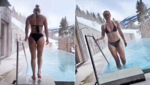 Lindsey Vonn ließ es sich im Hotel Wiesergut gut gehen.