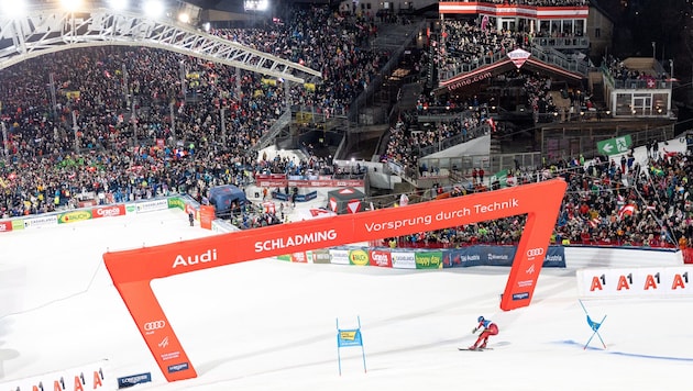 Die Pistenverhältnisse beim Ski-Spektakel in Schladming sorgten für Gesprächsstoff.