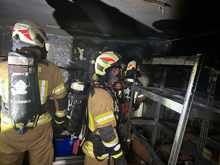 Im Keller war der Brand ausgebrochen.