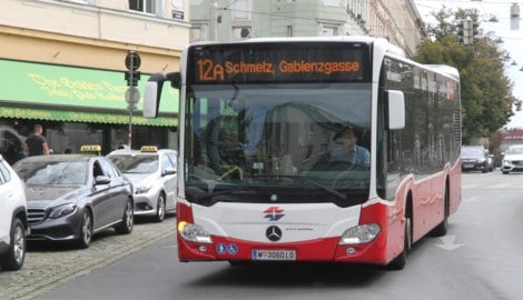 Die 12A-Haltestelle Mariahilfer Straße, Geibelgasse heißt künftig nur Geibelgasse.