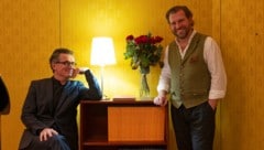 Pianist Daniel Heide und Tenor Julian Prégardien (rechts) in ihrem Schubert-Wohnzimmer im Wiener ...
