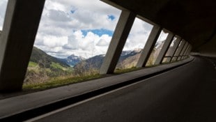 Hier in der Hahnenköpfle-Galerie gilt die 50er-Zone. 