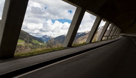 Hier in der Hahnenköpfle-Galerie gilt die 50er-Zone. 