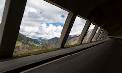 Hier in der Hahnenköpfle-Galerie gilt die 50er-Zone. 