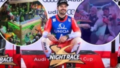 Loic Meillard war am Dienstag der König von Schladming, beim Partymachen waren die Franzosen die ...