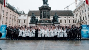 Unser Olympia-Team mit Alexander Van der Bellen