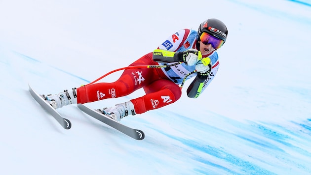 Nina Ortlieb fuhr im ersten Training zur Bestzeit.