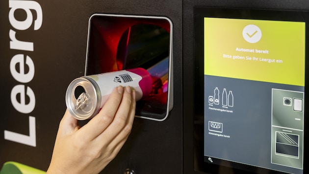 Jede zurückgebrachte Dose bringt 25 Cent.