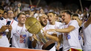 Grgic holte in Kroatien zweimal den Pokal.