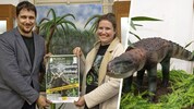 Die beiden Kustoden des Museums, Benedikt Wallner und Vanessa Staudenhirz, freuen sich, dass die ...