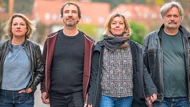 TiB-Leading-Team: Monika Klengel, Helmut Köpping, Johanna Hierzegger und Ed Hauswirth