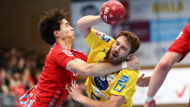 Samuel Weiser (li.) ist Verteidiger bei den Fivers.