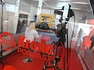 Die „Krone“ ist mit ihrem Podcast-Studio auf der Lehrlingsmesse vertreten.