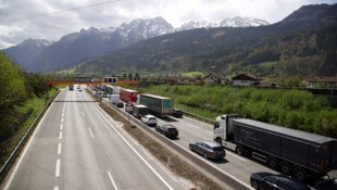 Die Tauernautobahn.