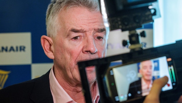 Ryanair-Chef Michael O‘Leary fährt eine massive Kampagne gegen die österreichische ...