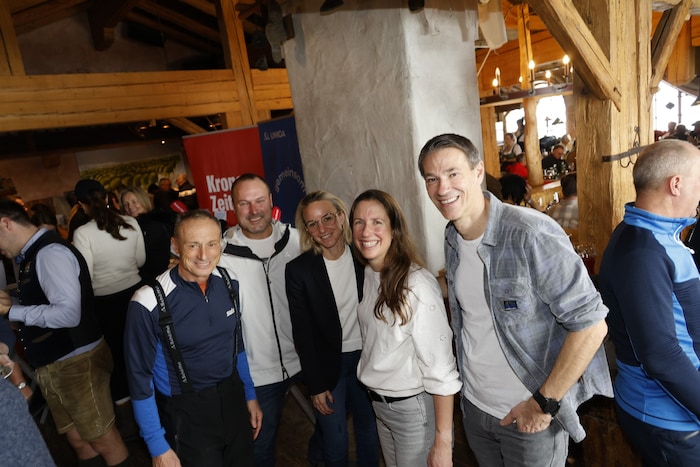 Ex-Sporthilfe-Chef Toni Schutti, „Krone“-Werbemarktleiter Steiermark Alfred Markus, ...