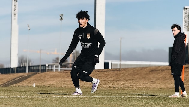 Erste Rasentrainings für die Lustenauer im neuen Jahr.