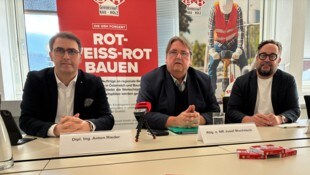 Zeigten einen Ausweg aus der Job-Krise im Bausektor auf: Vize- und Bundesinnungsmeister Anton ...