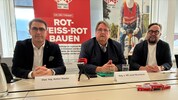 Zeigten einen Ausweg aus der Job-Krise im Bausektor auf: Vize- und Bundesinnungsmeister Anton ...
