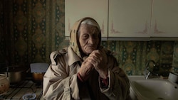 Jewgenia Jeromina (89) in ihrer Wohnung in Kiew