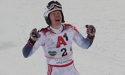 Große Emotionen bei Henrik Kristoffersen nach dem Rekordsieg in Schladming. 