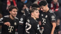 Jubel bei den Bayern: Jamal Musiala sorgte für die 1:0-Führung.