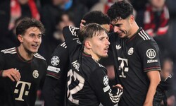 Jubel bei den Bayern: Jamal Musiala sorgte für die 1:0-Führung.