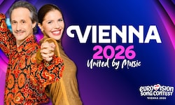 Michael Ostrowski und Victoria Swarovski moderieren den Song Contest in Wien.