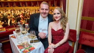 Jacqueline und Gatte Leo Lugner beim Opernball 2025 