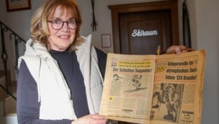 Das „Krone“-Olympia-Extra von 1976 hängt noch heute in Habersatters Haus.