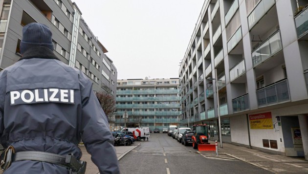 „Tatort“ Rößlergasse: Hier gab es zahlreiche Polizei- und Rettungseinsätze.