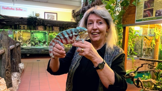 Helga Happ kann im Zoo keine Reptilien mehr aufnehmen.