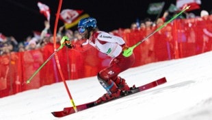 Marco Schwarz beim Nachtslalom in Schladming