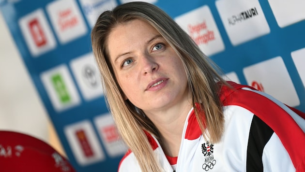 Katrin Beierl zog sich einen Fußbruch zu.