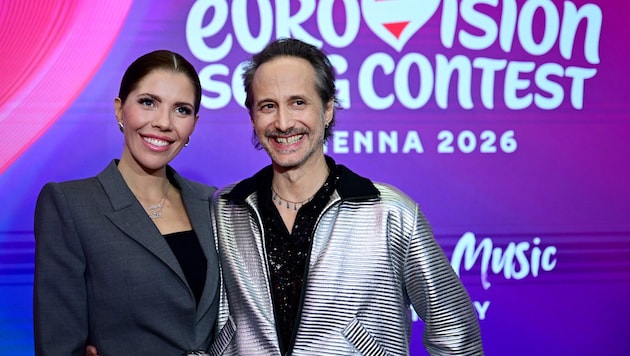 Victoria Swarovski und Michael Ostrowski sind schon voller Vorfreude auf den Song Contest in ...