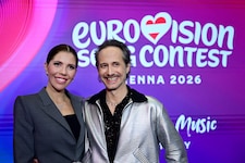 Victoria Swarovski und Michael Ostrowski sind schon voller Vorfreude auf den Song Contest in ...