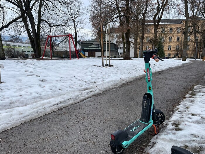 Der Park ist jetzt komplett leer.