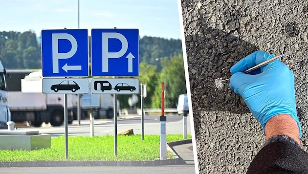 Fast-Food-Kette lässt umgehend Asbestschotter abtragen, Asfinag sperrt Rastplätze.