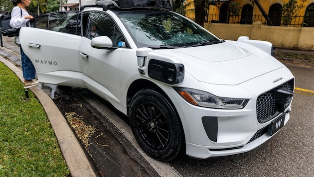 Ein Robotaxi der Google-Schwesterfirma Waymo