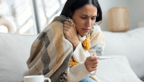 Schüttelfrost kündigt die nächste Abwehrphase an.