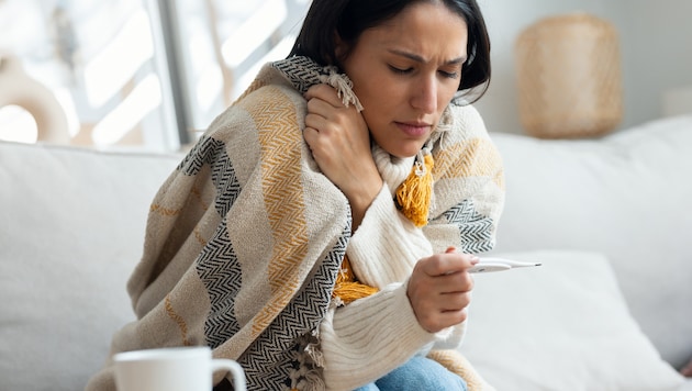 Schüttelfrost kündigt die nächste Abwehrphase an.