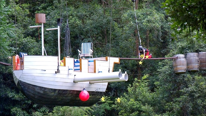 Ariel musste in schwindelerregender Höhe Sterne sammeln.