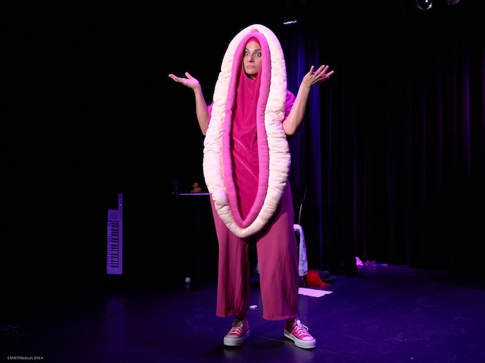 Stabinger in ihrer Rolle als „Clit/Doris“