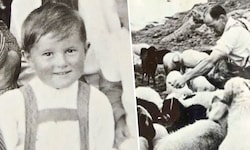 Der kleine Josef war später begeisterter Schafhirte auf den Bergen seiner Heimat.